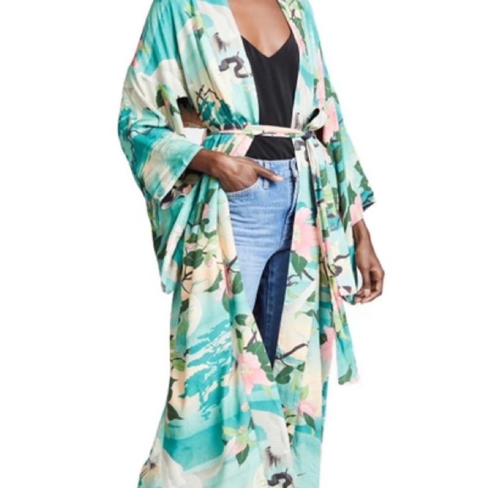 Spell Multicolor Floral Robe